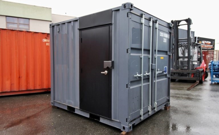 10’ Office CUBE – Wood Finished