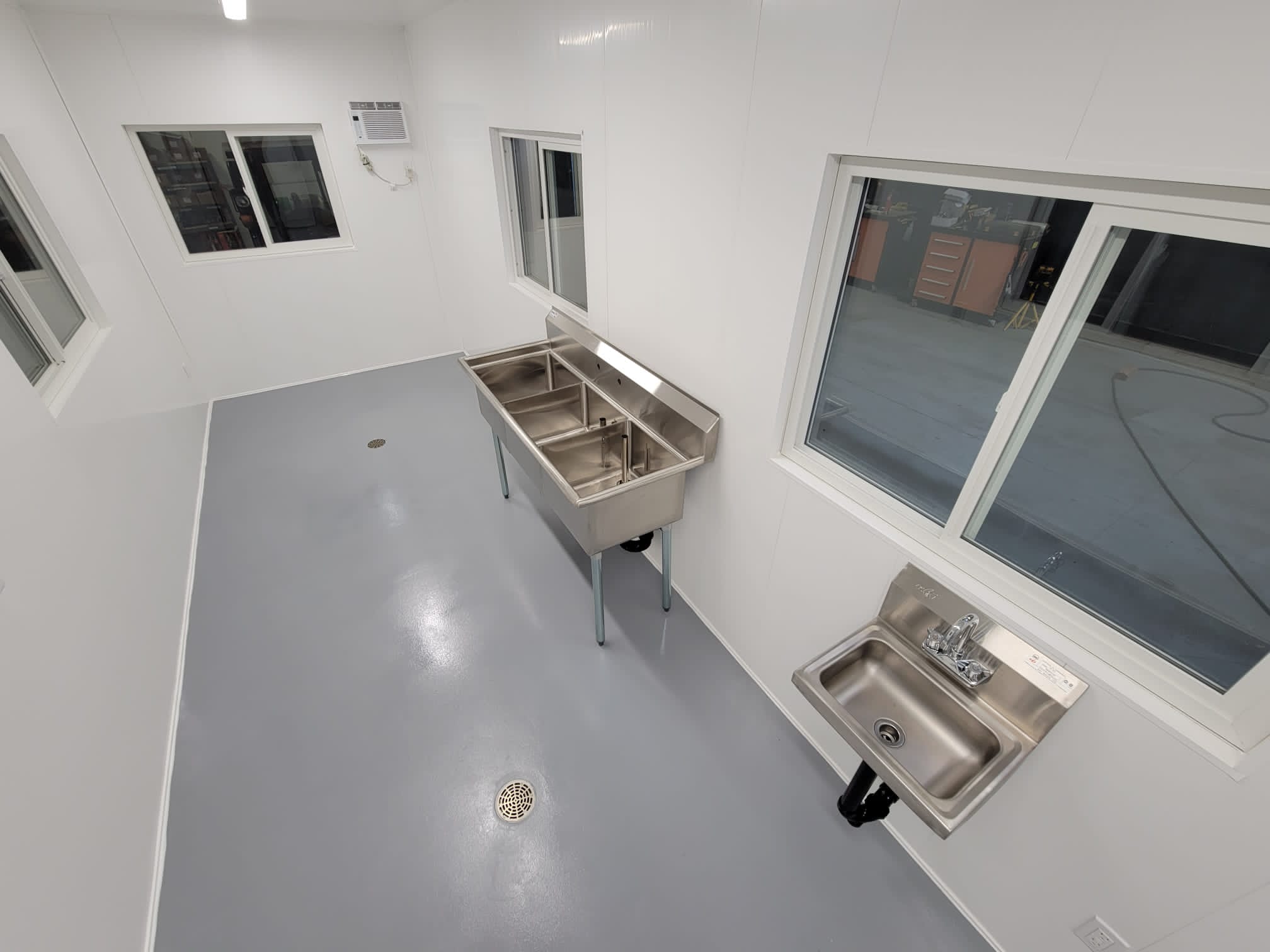 Food Processing Unit With Walk in Cooler - Containers Construction PTY LTD