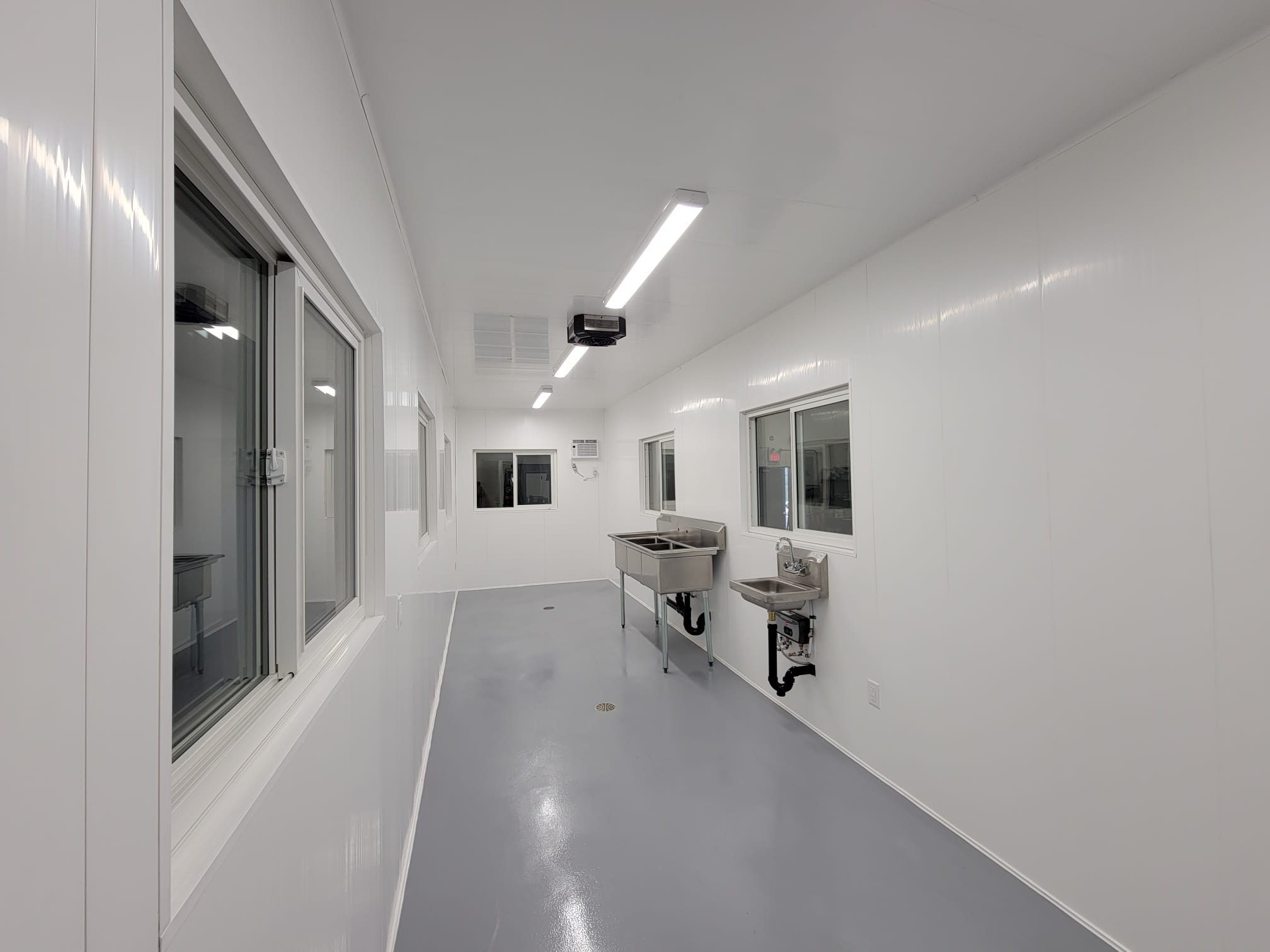Food Processing Unit With Walk in Cooler - Containers Construction PTY LTD