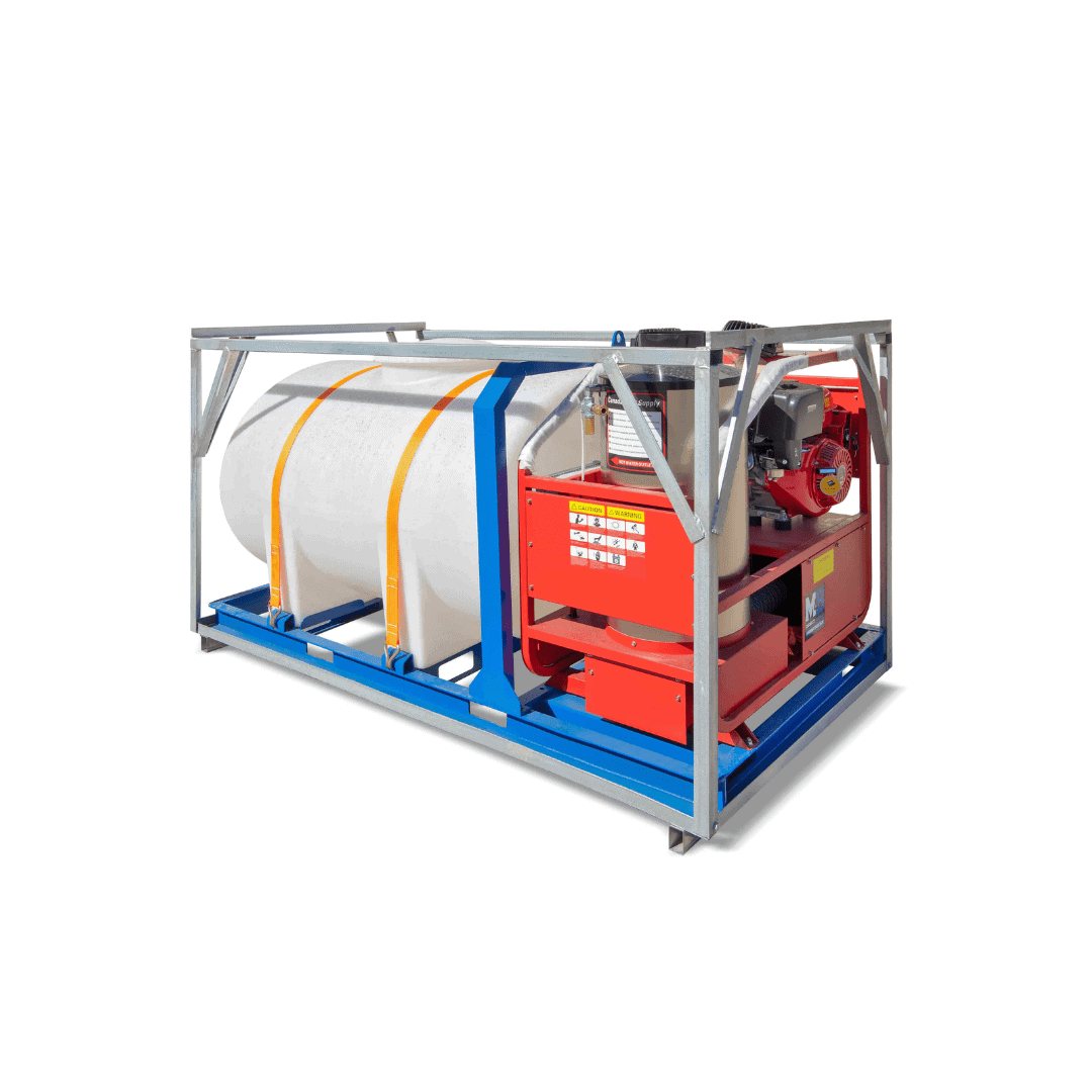 M&B | 4000 PSI Self Contained Hot Water Pressure Washer - Containers Construction PTY LTD