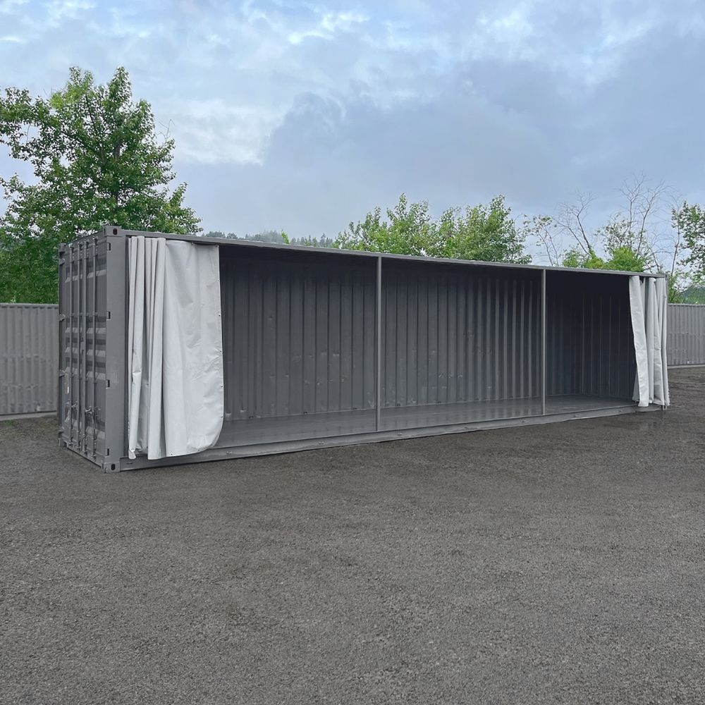 40’HC Open-Face w/Tarp System - Containers Construction PTY LTD