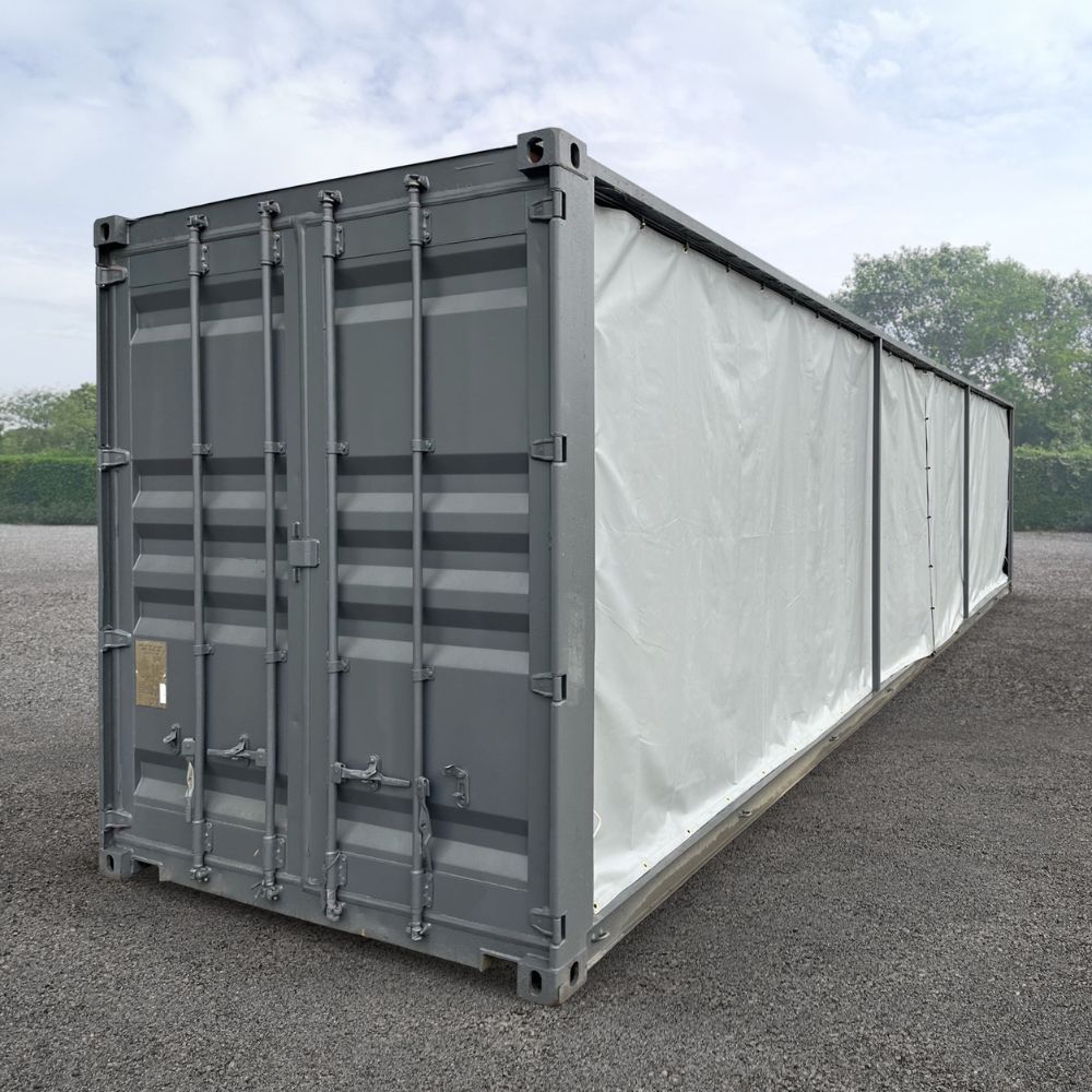 40’HC Open-Face w/Tarp System - Containers Construction PTY LTD