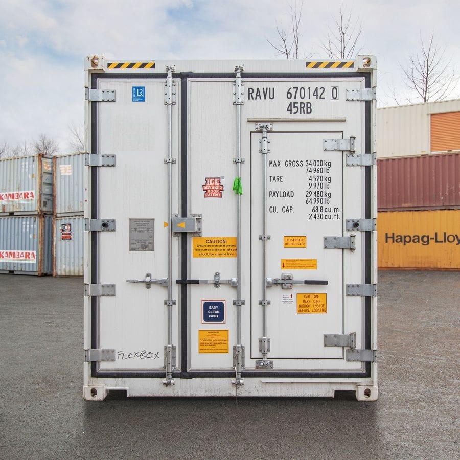 40’HC New (1-trip) Refrigerated Container (Working Reefer) - Containers Construction PTY LTD