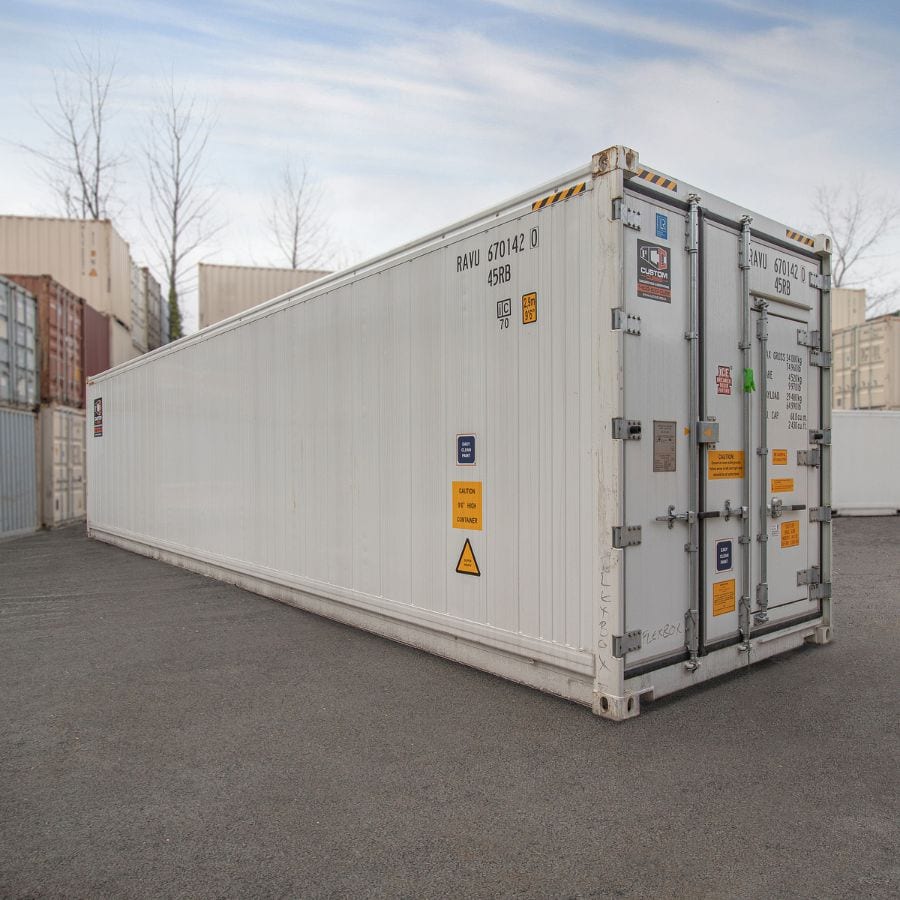 40’HC New (1-trip) Refrigerated Container (Working Reefer) - Containers Construction PTY LTD