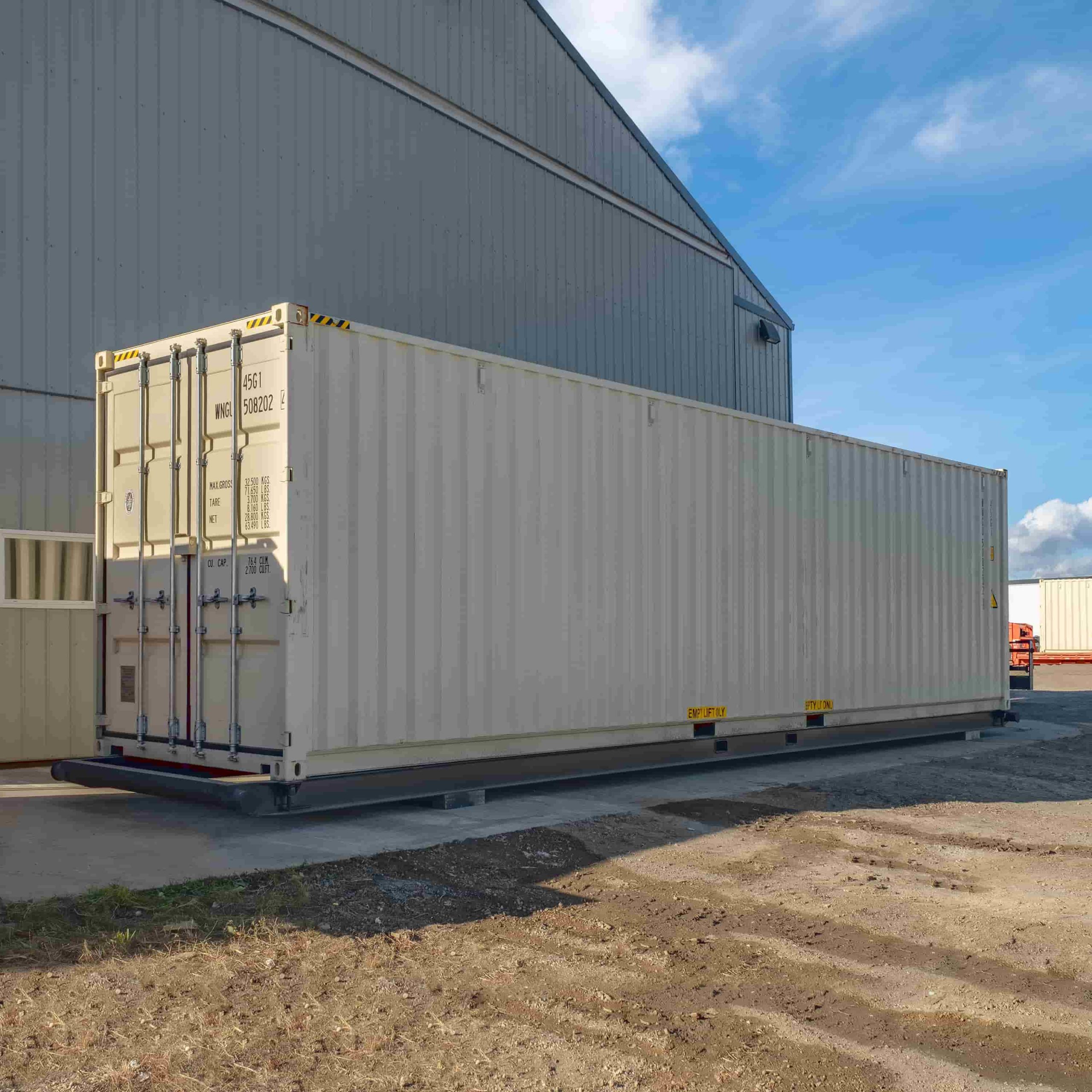 40’ Container skid w/ twist lock “Non Grated” - Containers Construction PTY LTD