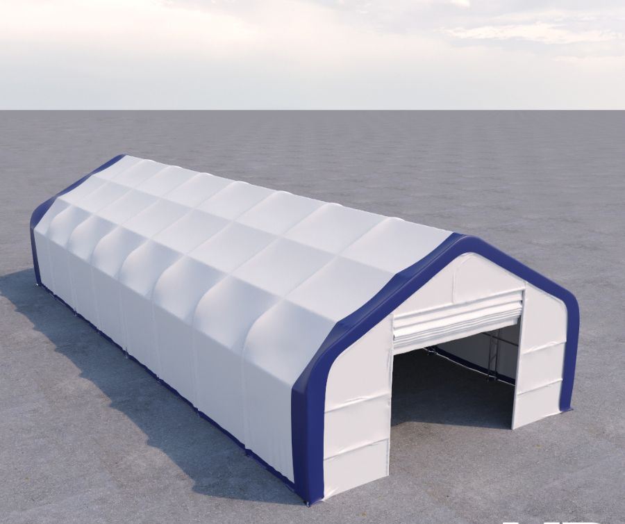 Dual Truss Storage Shelter (30′ x 80′ x 20′) - Containers Construction PTY LTD