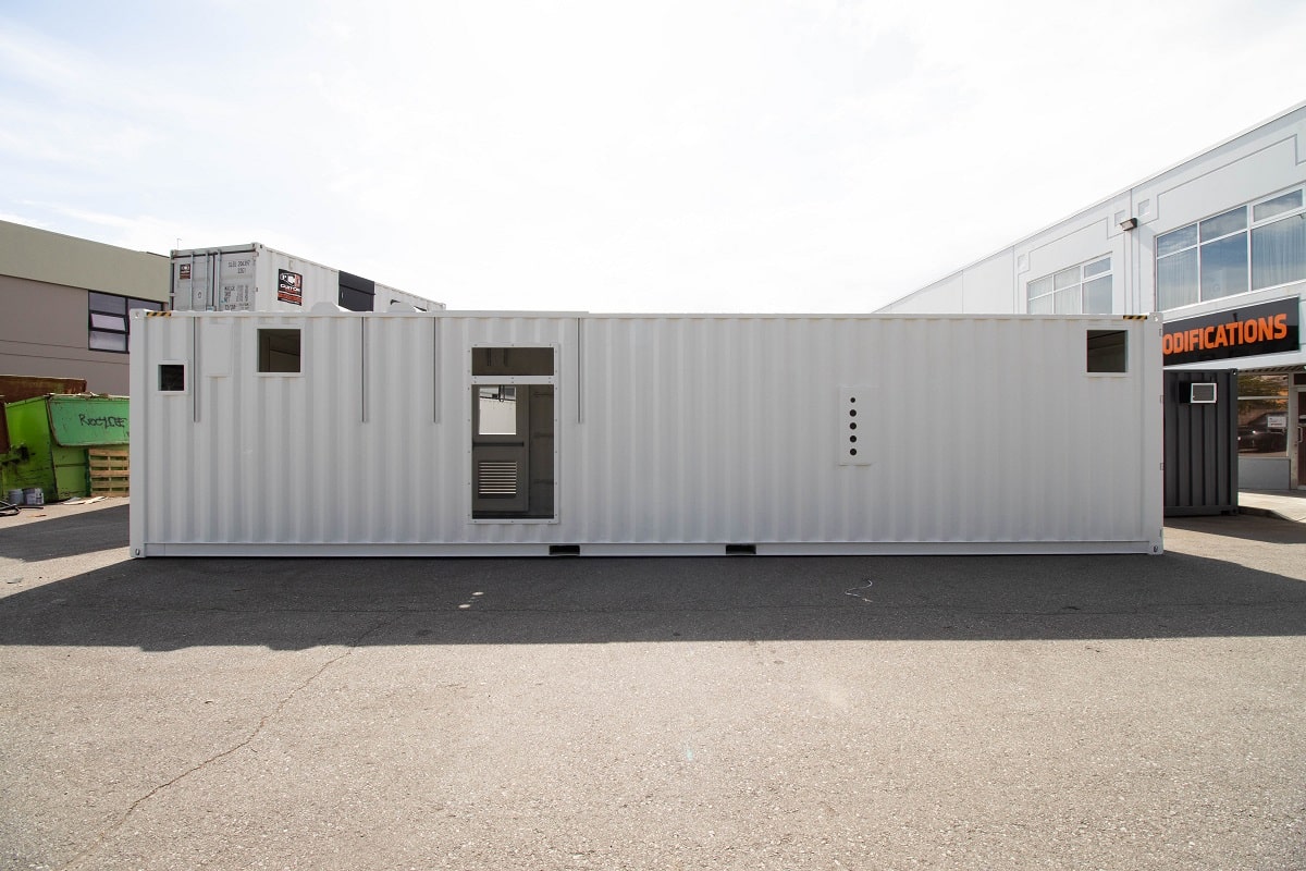 40’ Custom Mechanical Enclosure - Containers Construction PTY LTD