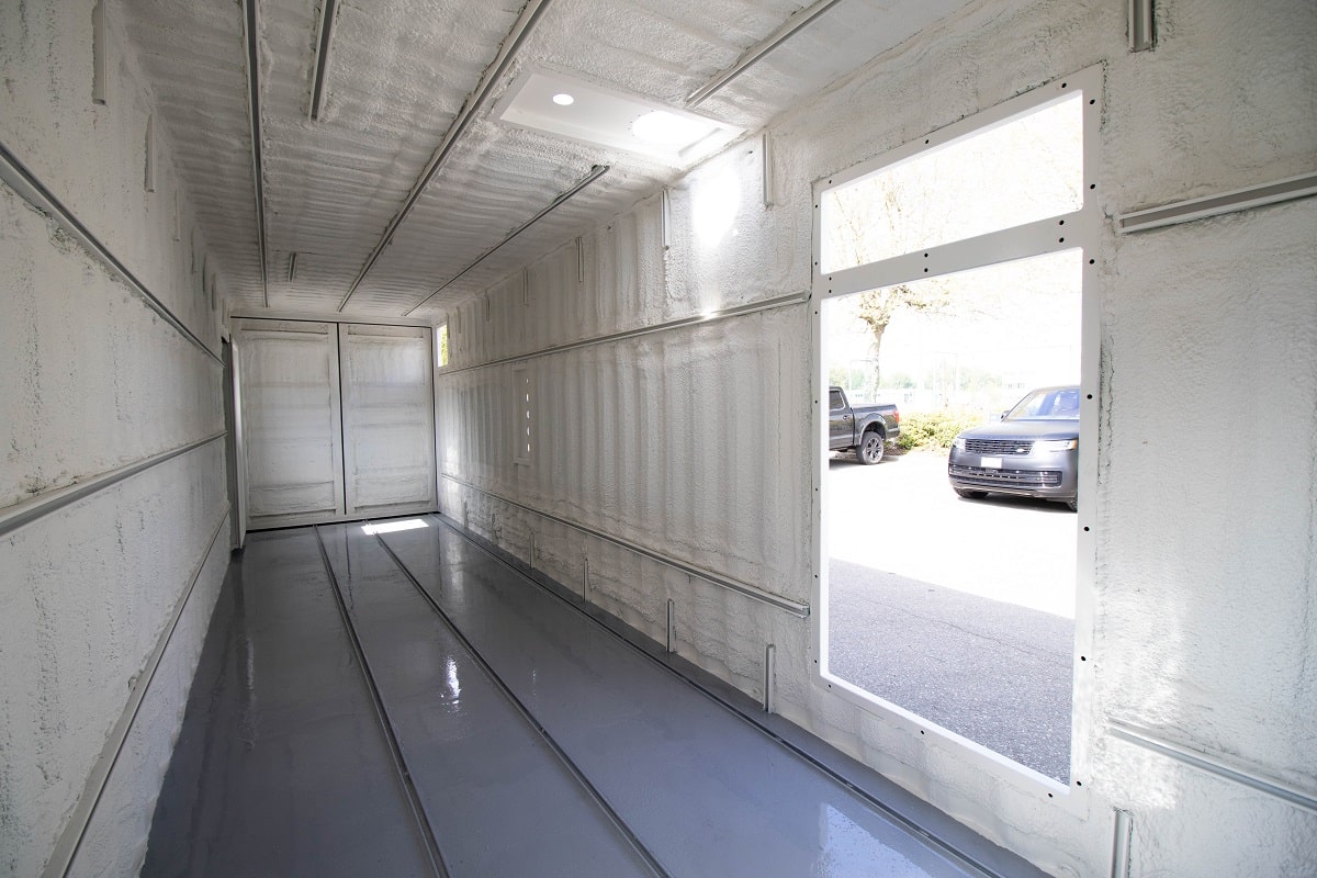 40’ Custom Mechanical Enclosure - Containers Construction PTY LTD