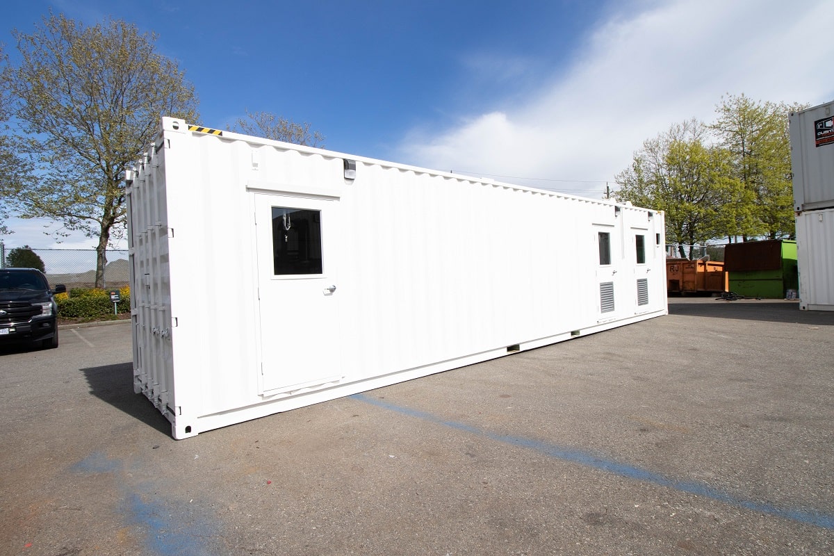 40’ Custom Mechanical Enclosure - Containers Construction PTY LTD