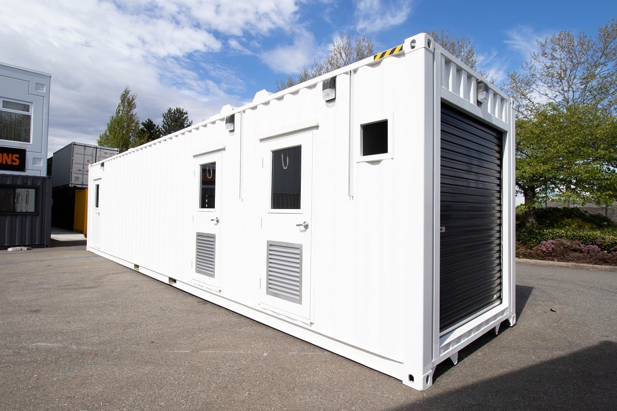 40’ Custom Mechanical Enclosure - Containers Construction PTY LTD