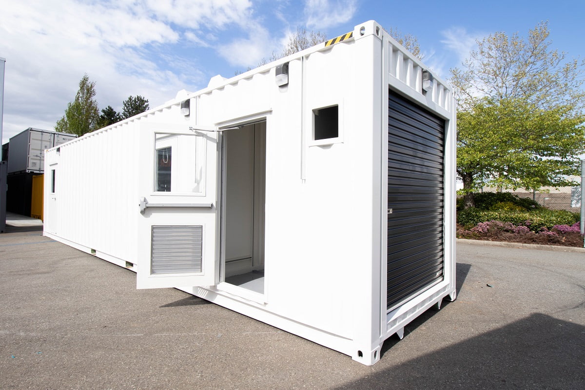 40’ Custom Mechanical Enclosure - Containers Construction PTY LTD