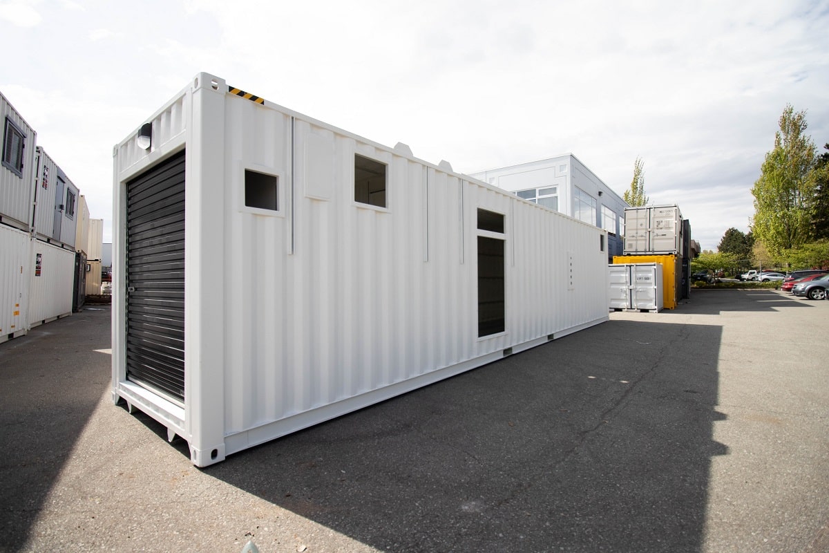 40’ Custom Mechanical Enclosure - Containers Construction PTY LTD