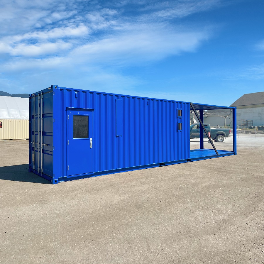 40’ Custom Equipment Enclosure - Containers Construction PTY LTD