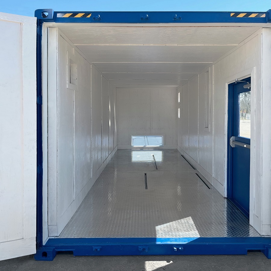 40’ Custom Equipment Enclosure - Containers Construction PTY LTD