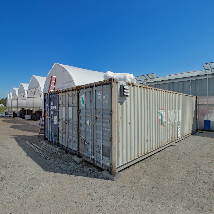 Custom Storage & Processing units for an Organics Company - Containers Construction PTY LTD