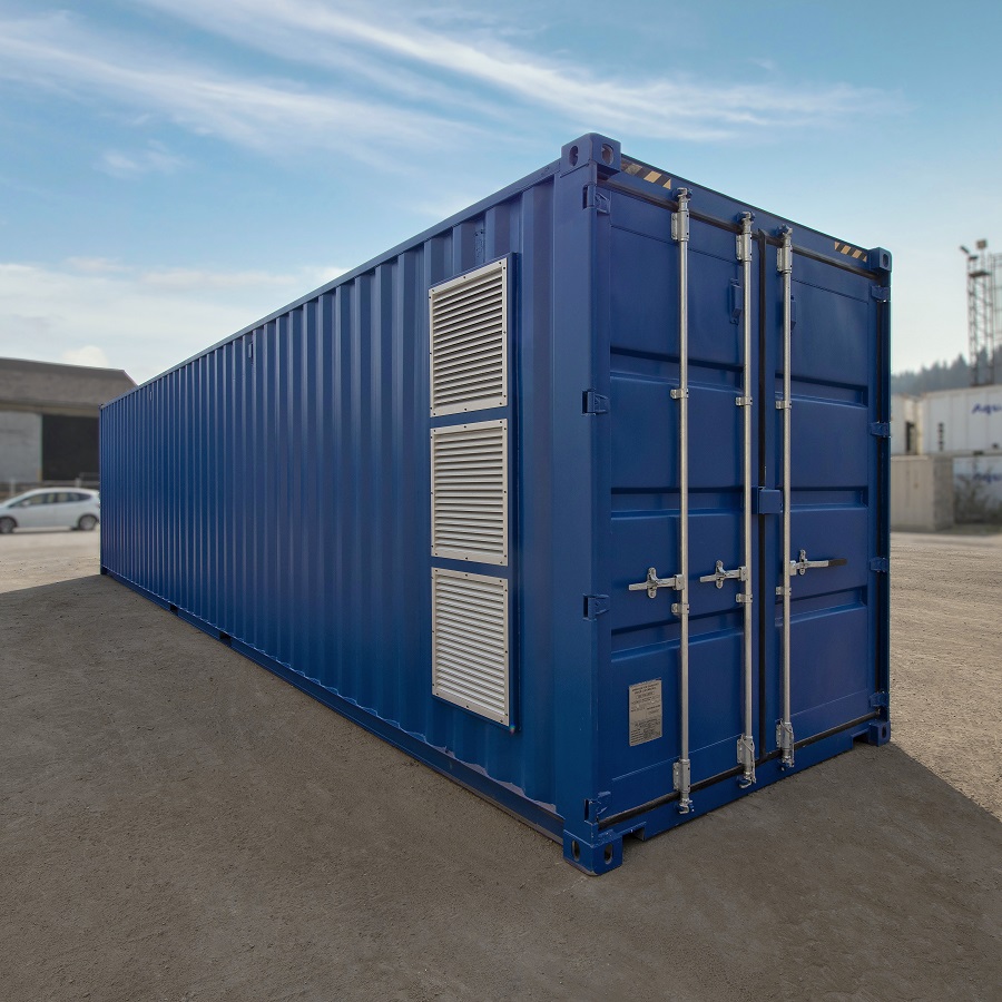 40’ Custom Equipment Housing Unit - Containers Construction PTY LTD