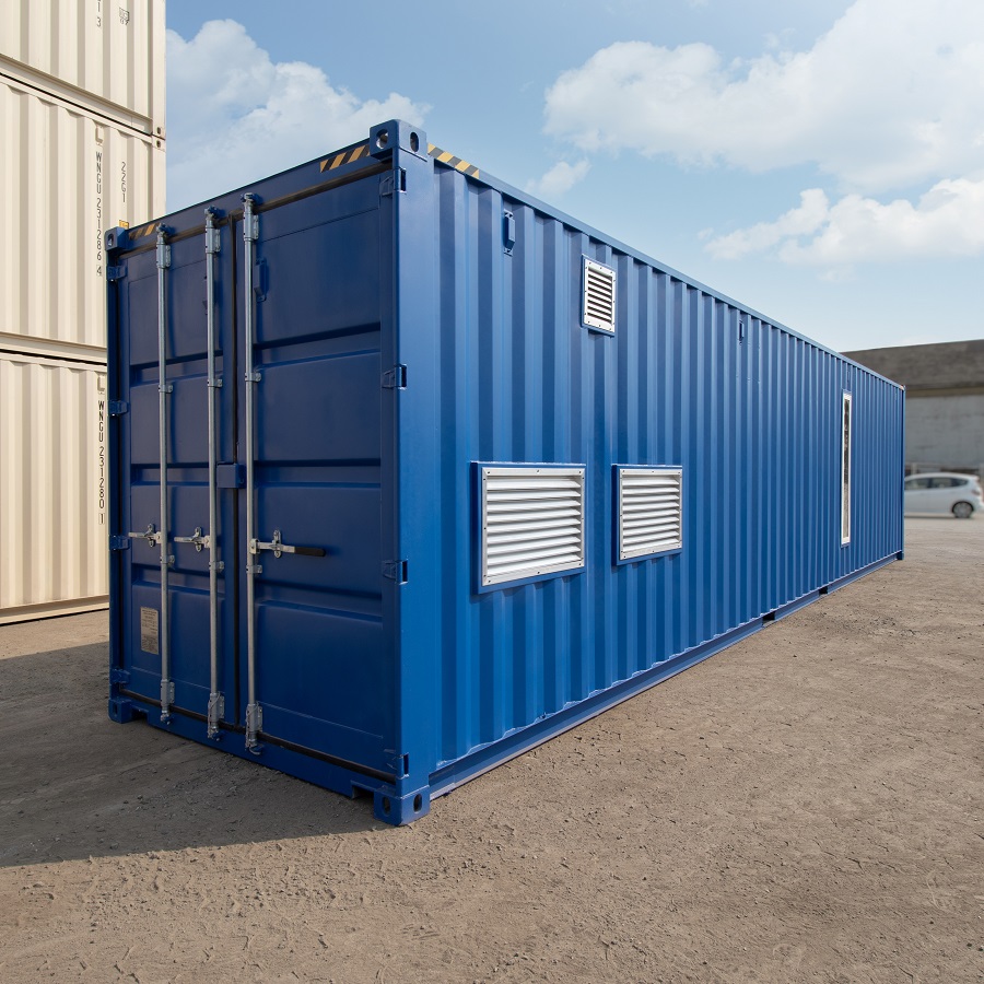 40’ Custom Equipment Housing Unit - Containers Construction PTY LTD