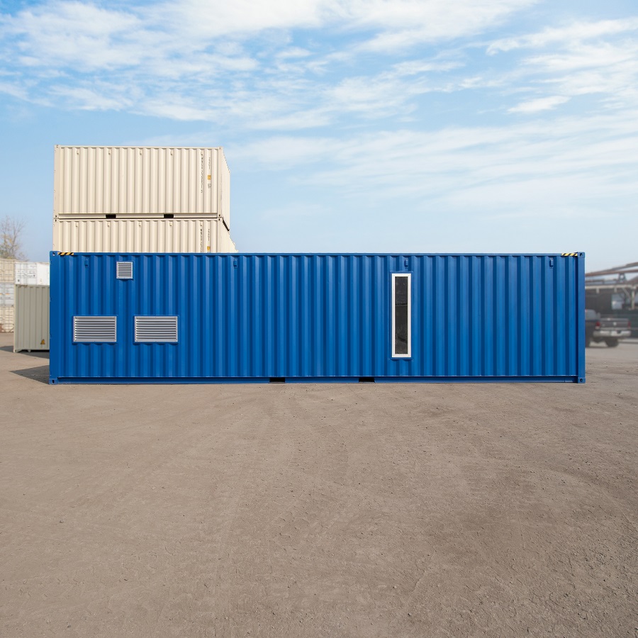 40’ Custom Equipment Housing Unit - Containers Construction PTY LTD