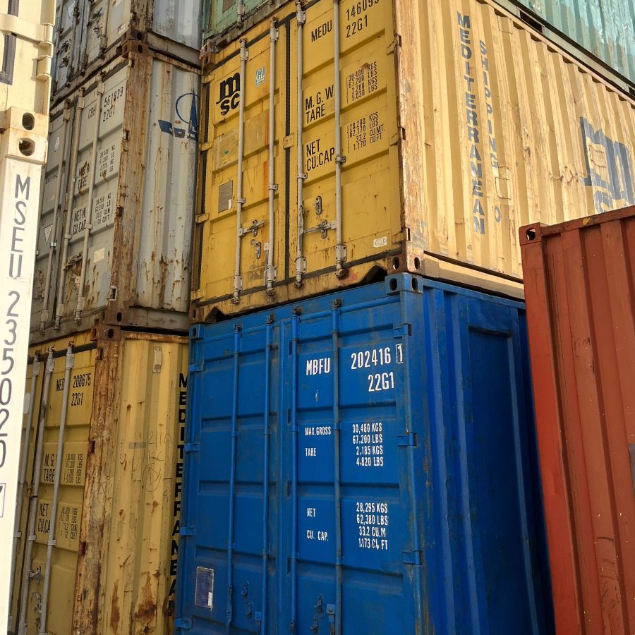 20’ Used Containers With Minor DMG - Containers Construction PTY LTD