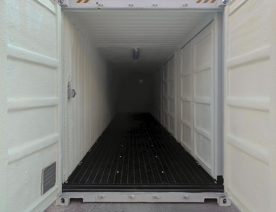 40’HC Chemical Storage w/4 x Side Doors - Containers Construction PTY LTD