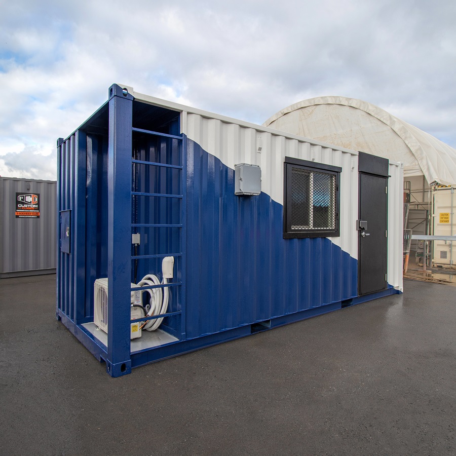 20′ Marine Cable/ Wire Works Enclosure - Containers Construction PTY LTD