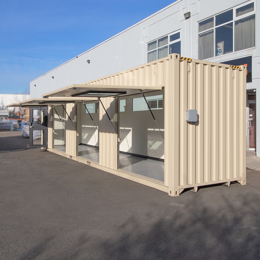 40’ Art Studio w/Flip up Doors - Containers Construction PTY LTD